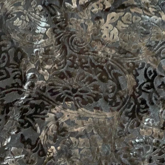 WHBM a black velvet top blouse small - Picture 6 of 6